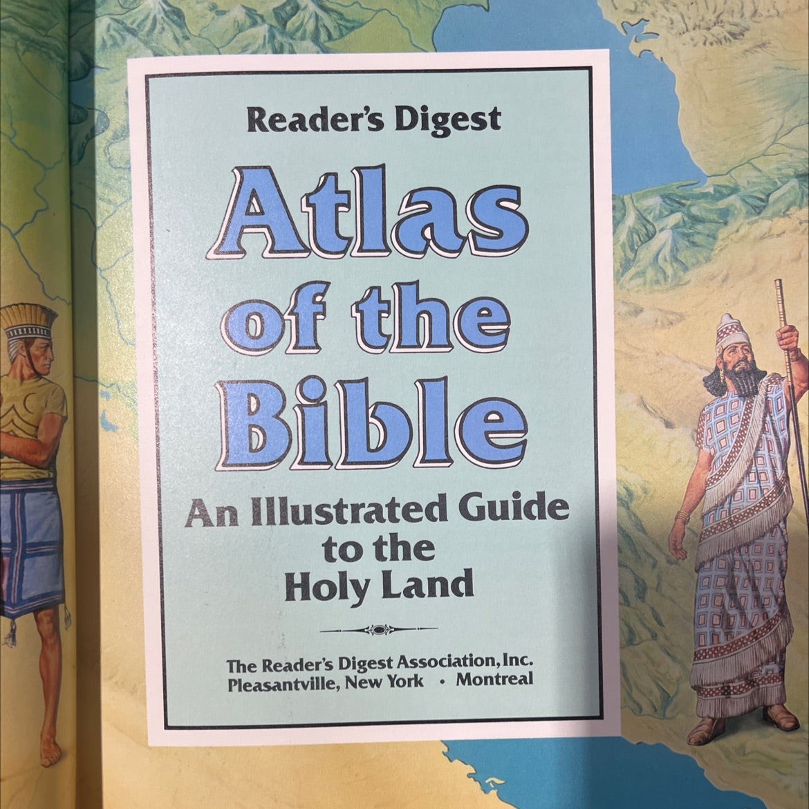 reader's digest atlas of the bible an illustrated guide to the holy land book, by Denis Baly, Edward F. Campbell, Jr., image 2