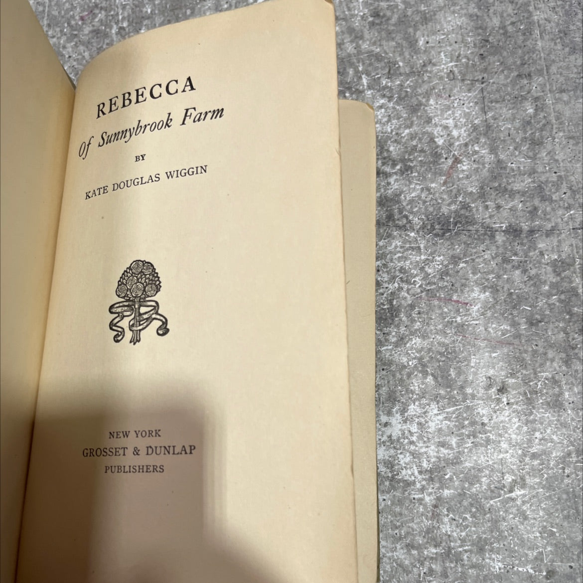 rebecca of sunnybrook farm book, by kate douglas wiggin, 1903 Hardcover image 2