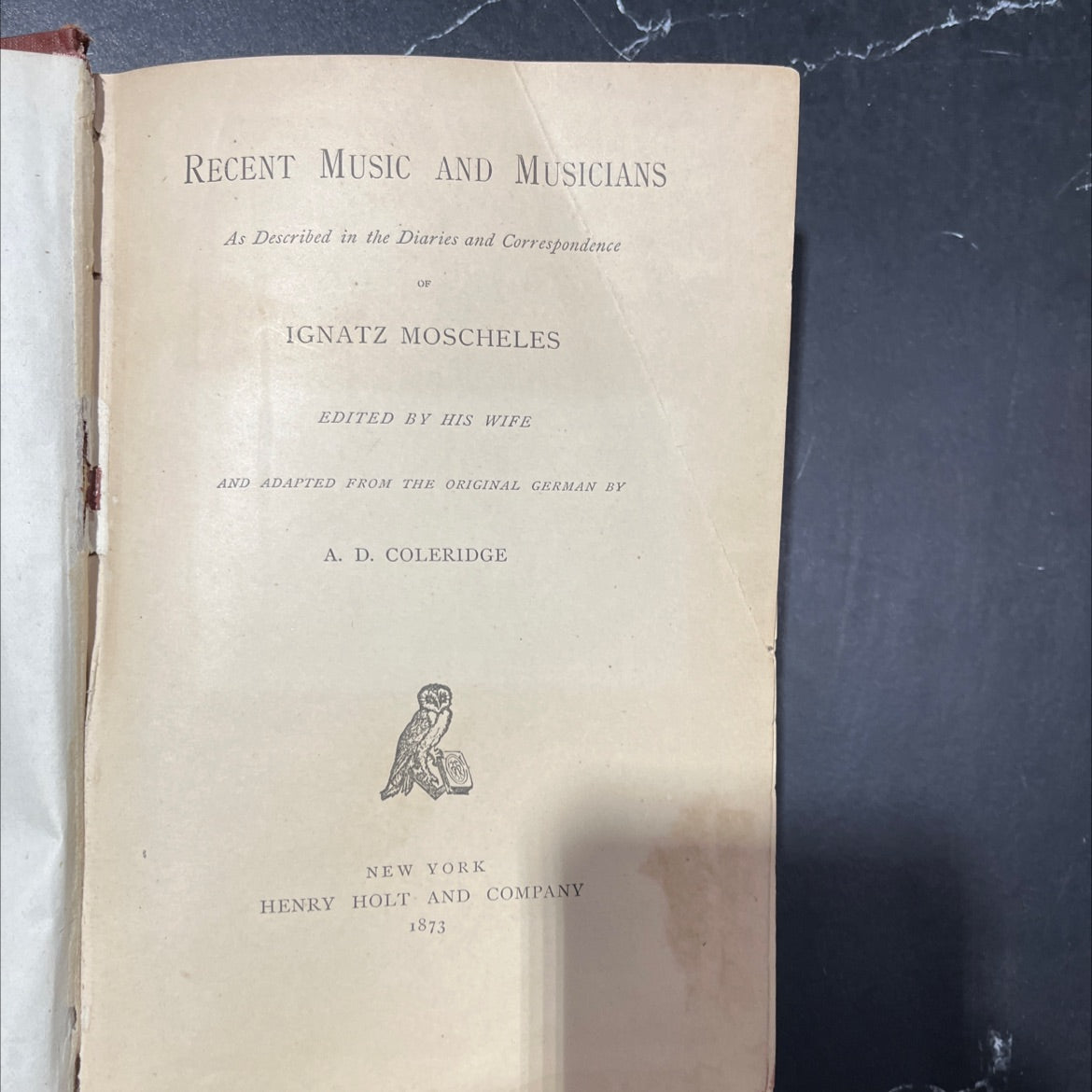 recent music and musicians as described in the diaries and correspondence of ignatz moscheles book, by ignatz image 2