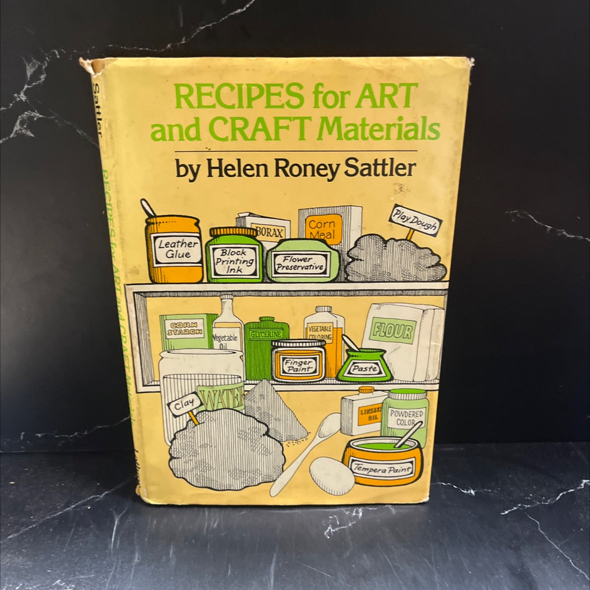 recipes for art and craft materials book, by helen roney sattler, 1973 Hardcover image 1