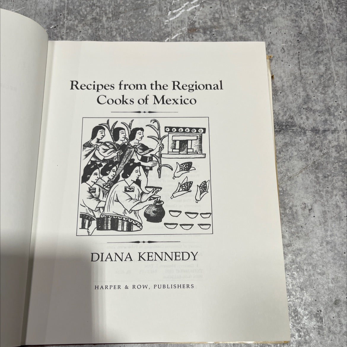 recipes from the regional cooks of mexico book, by Diana Kennedy, 1978 Hardcover image 2