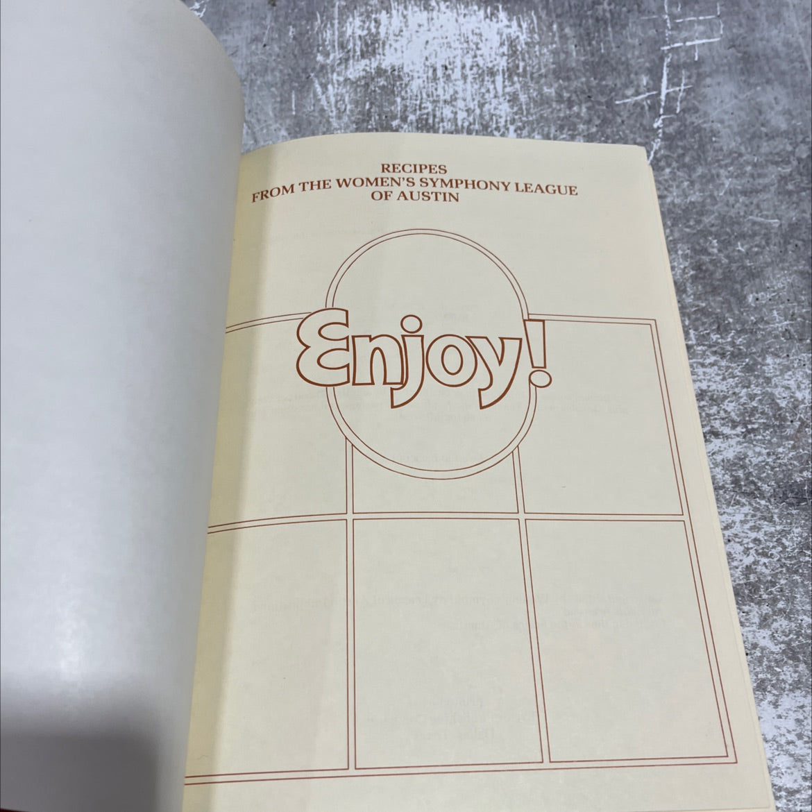 recipes from the women's symphony league of austin book, by women's symphony league of austin, 1980 Hardcover image 2