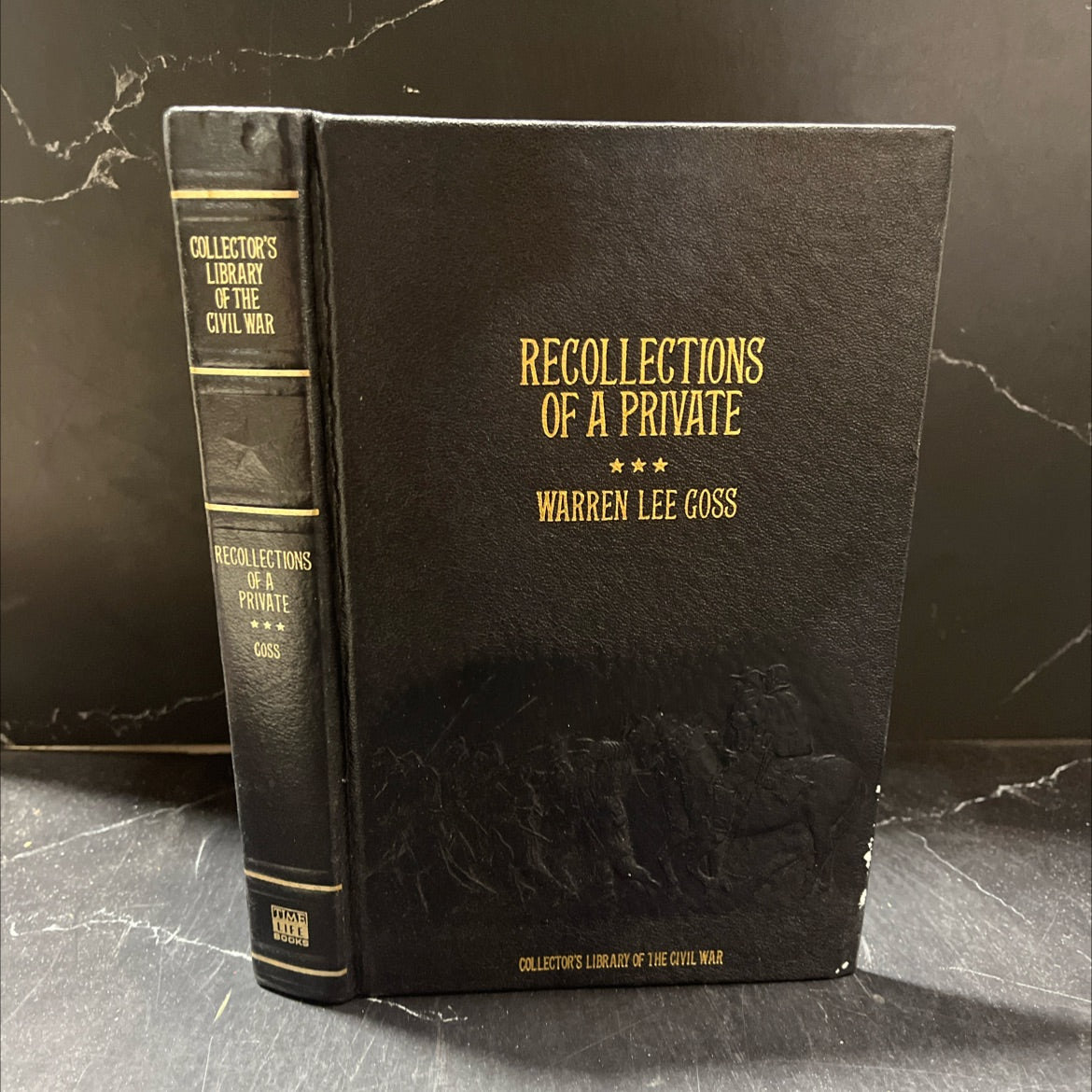 recollections of a private. a story of the army of the potomac. book, by warren lee goss, 1984 Leather image 1