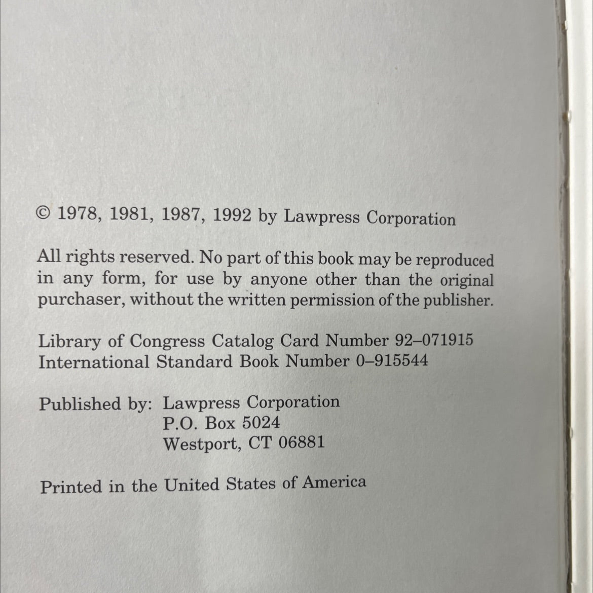 recovery of damages for lost profits book, by Robert L. Dunn, 1992 Hardcover image 3