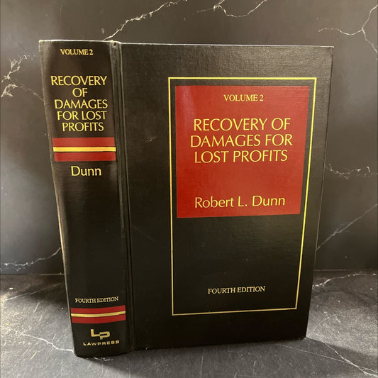 recovery of damages for lost profits book, by Robert L. Dunn, 1992 Hardcover image 1