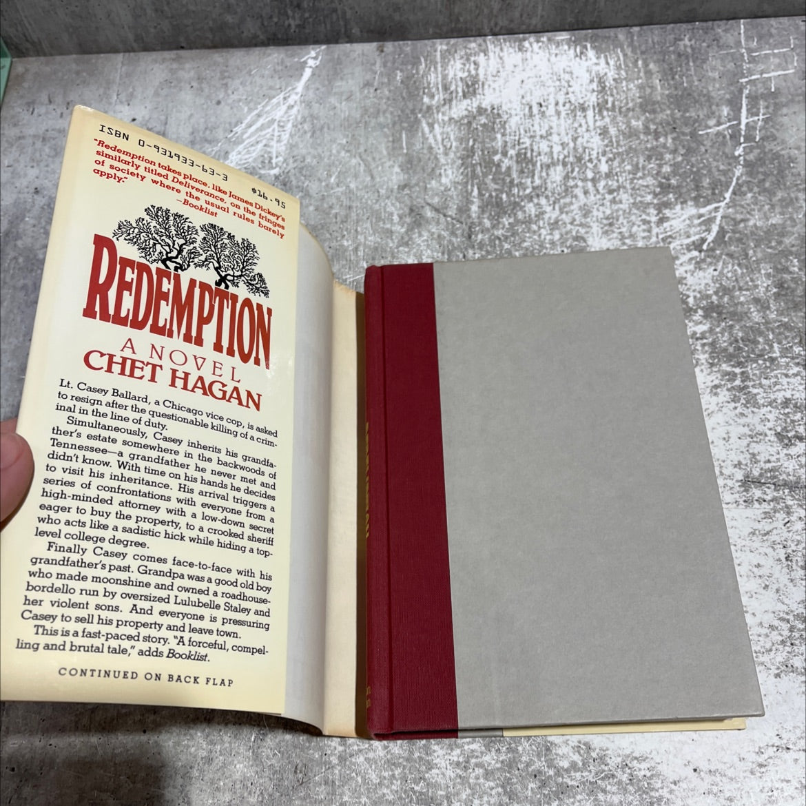 redemption book, by chet hagan, 1988 Hardcover image 4