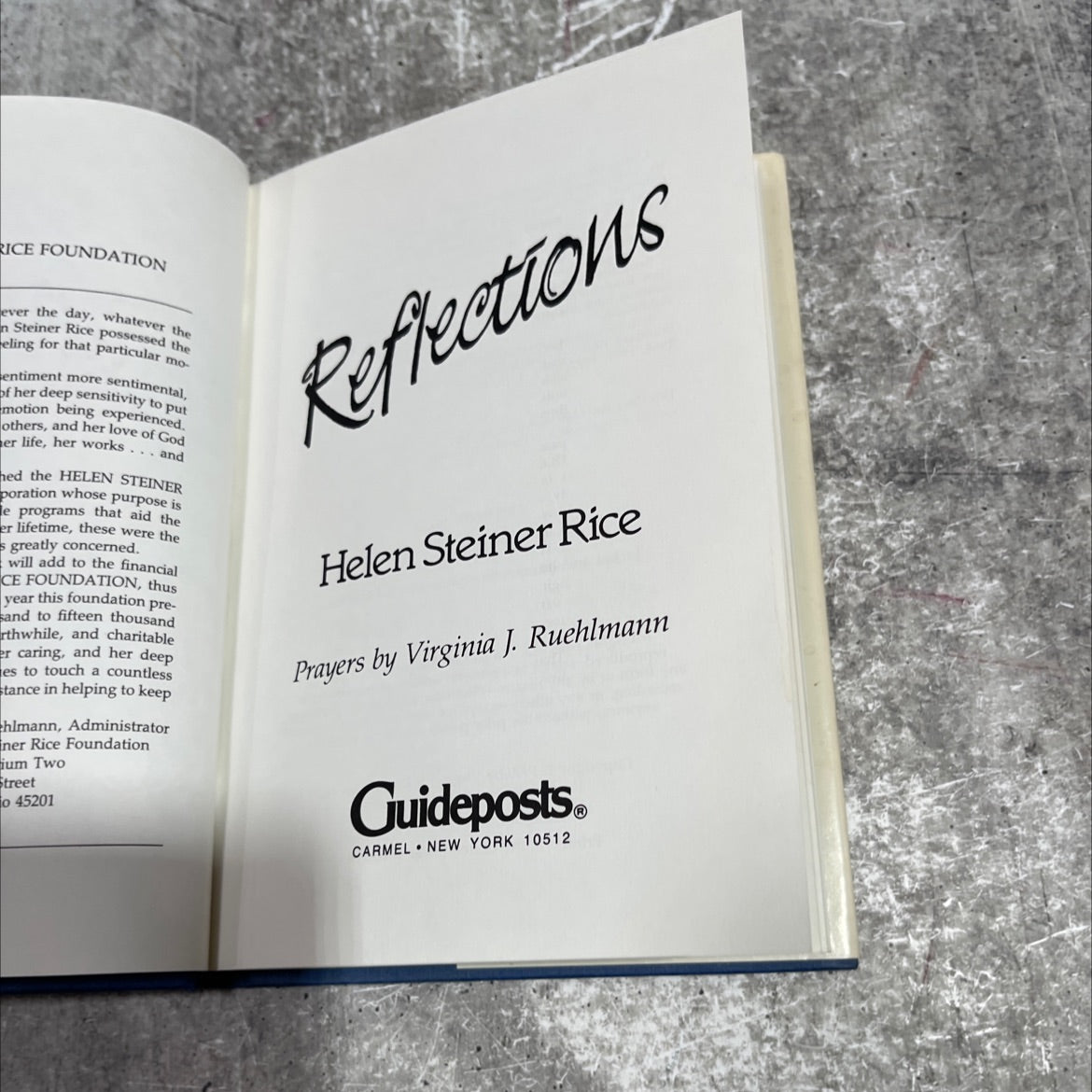 reflections book, by helen steiner rice, 1990 Hardcover image 2