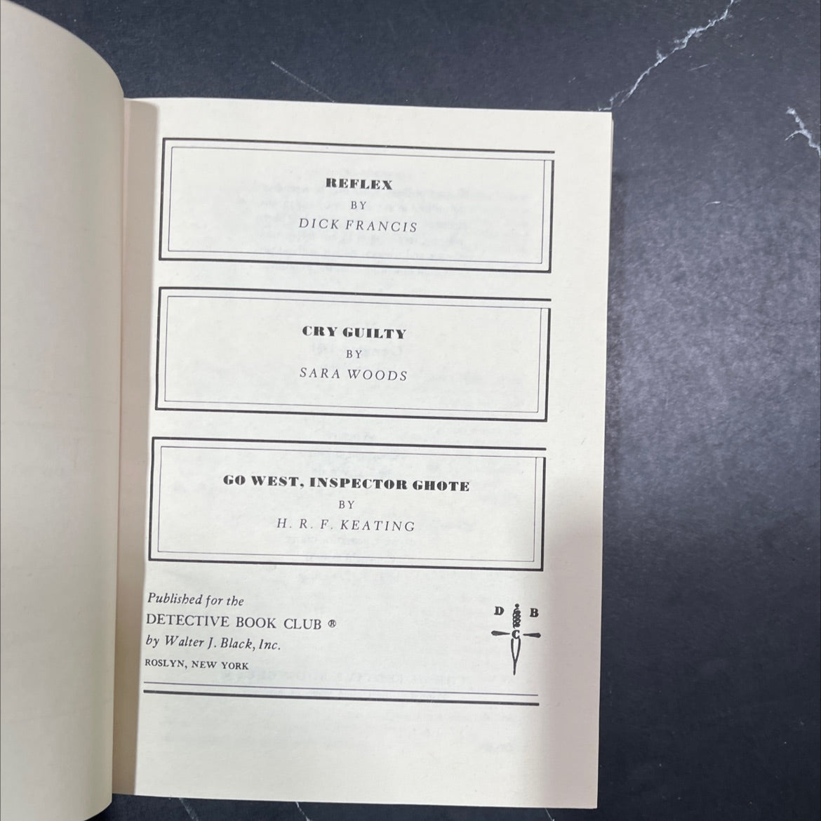 reflex book, by dick francis, 1981 Hardcover image 2