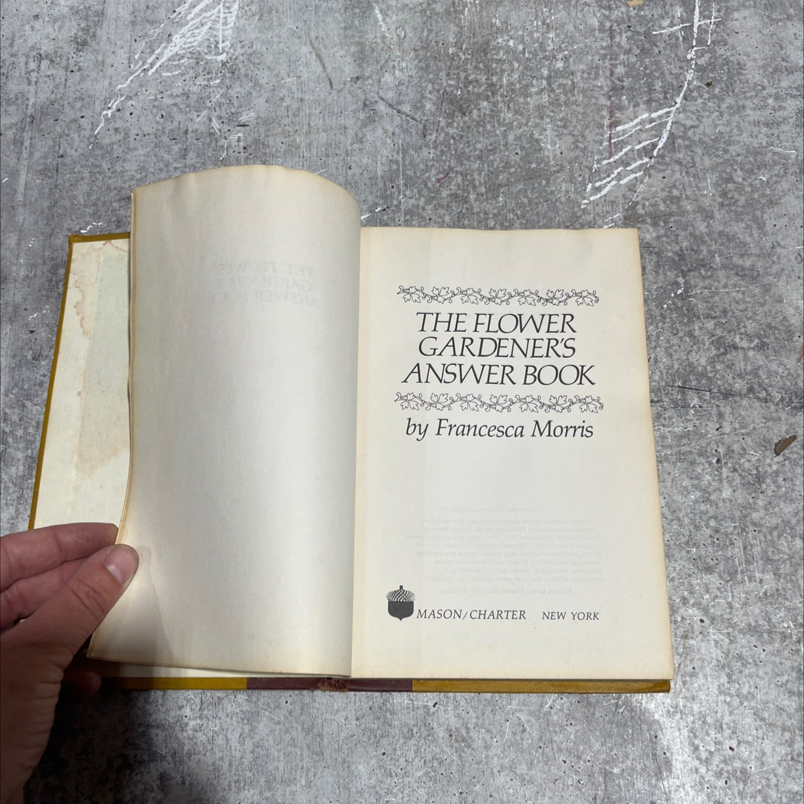 regras the flower gardener's answer book book, by Francesca Morris, 1977 Hardcover image 2