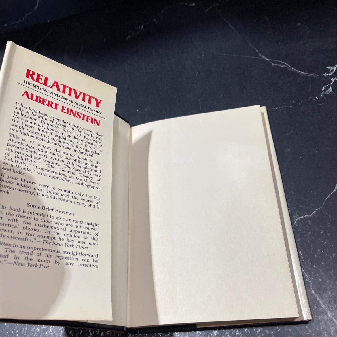 relativity the special and the general theory a popular exposition book, by albert einstein, 1961 Hardcover image 4