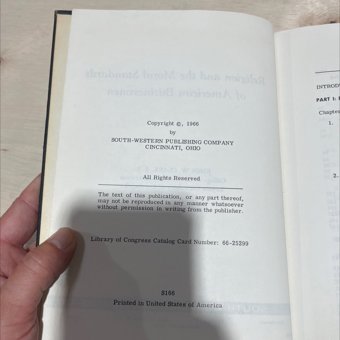 religion and the moral standards of american businessmen book, by john w. clark, s. j., 1966 Hardcover image 3