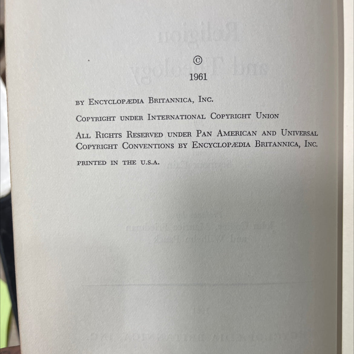 religion and theology book, by Mortimer J. Adler and Seymour Cain, 1961 Hardcover image 3