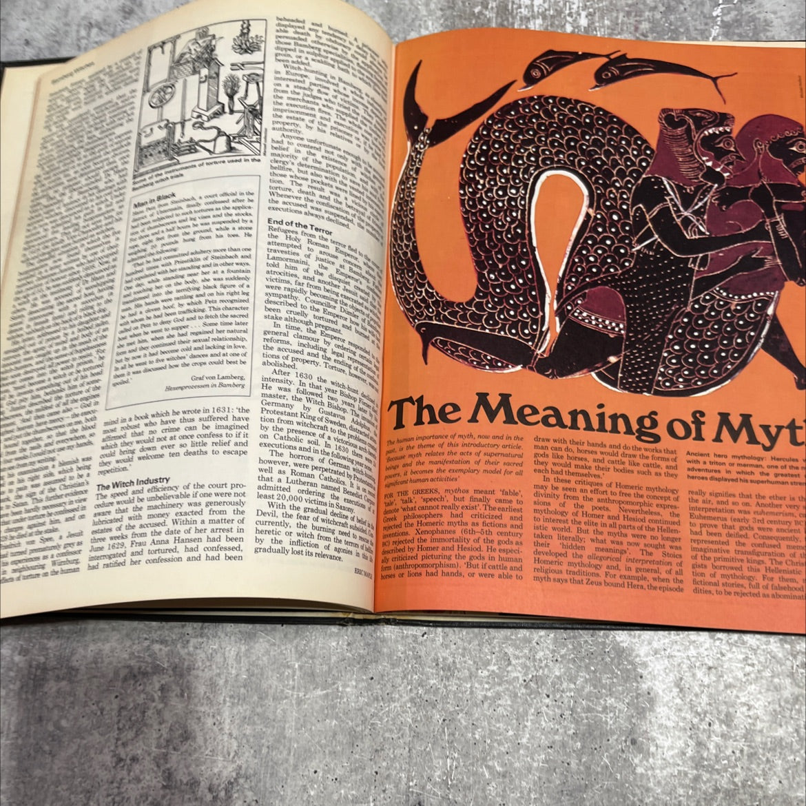 religions east & west man myth & magic an illustrated encyclopedia of the supernatural book, by Richard Cavendish, 1970 image 4