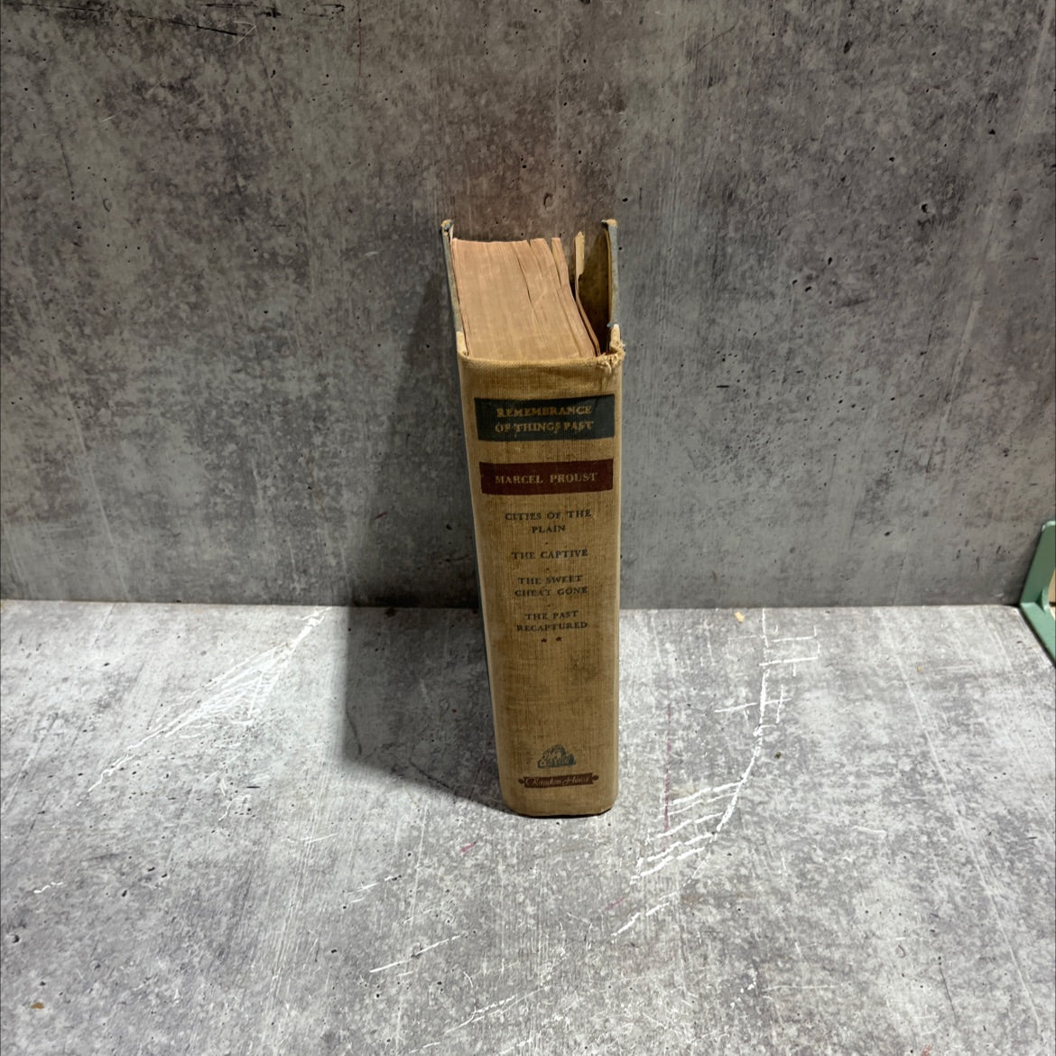 remembrance of things past book, by marcel proust, 1932 Hardcover image 4