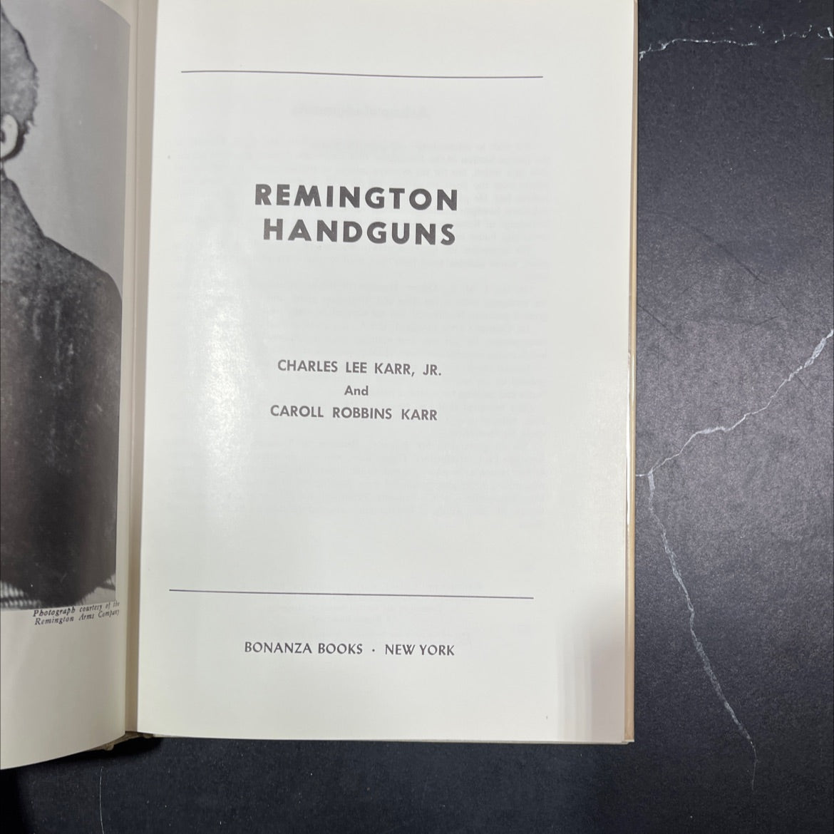remington handguns book, by charles lee karr, jr. and caroll robbins karr, 1960 Hardcover image 2