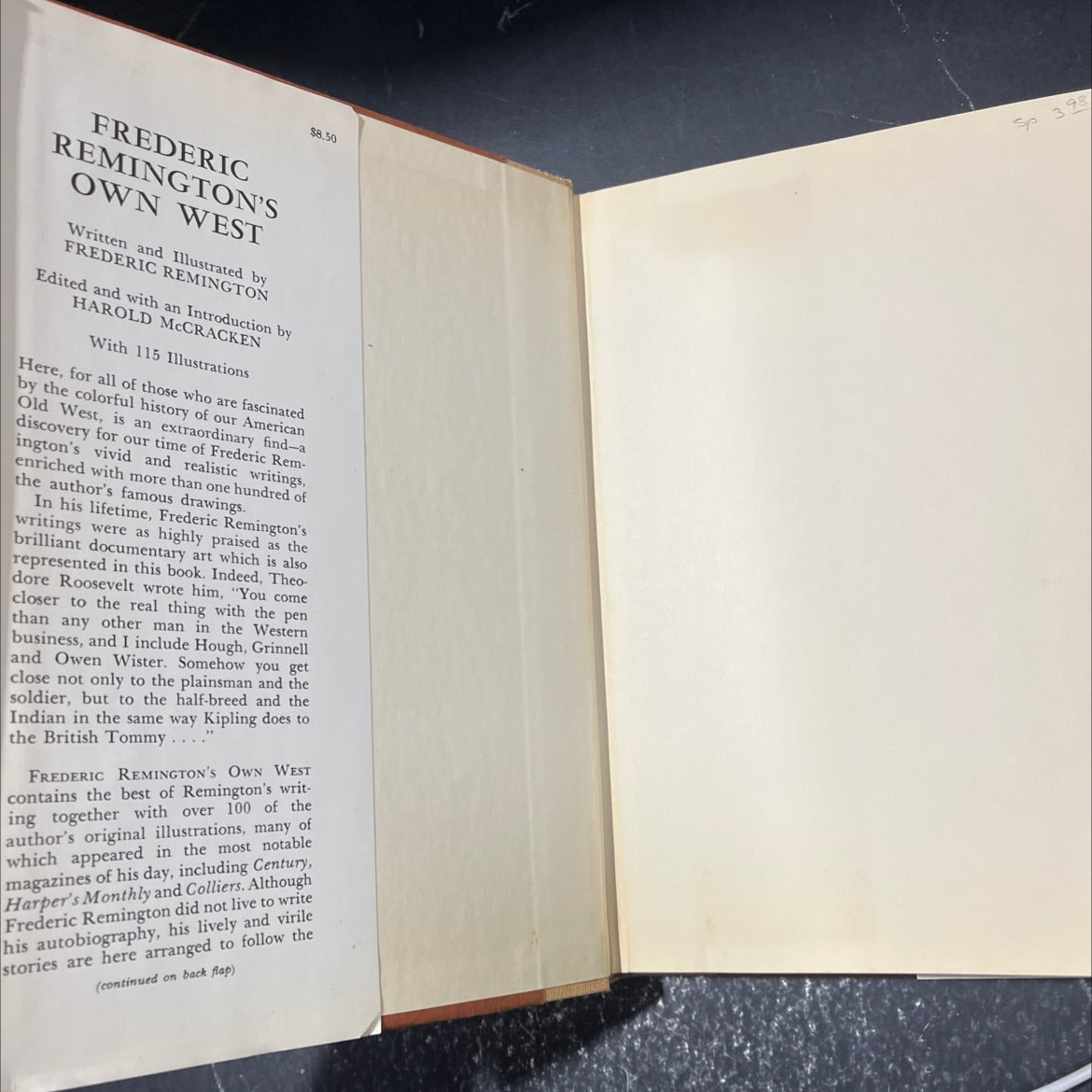 remington's own west book, by frederic remington, 1960 Hardcover image 4