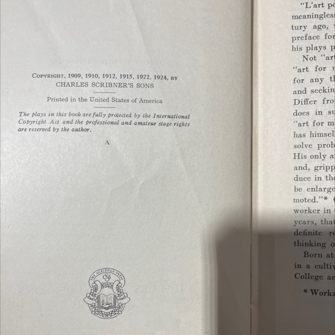 representative plays by john galsworthy book, by john galsworthy, 1924 Hardcover image 3