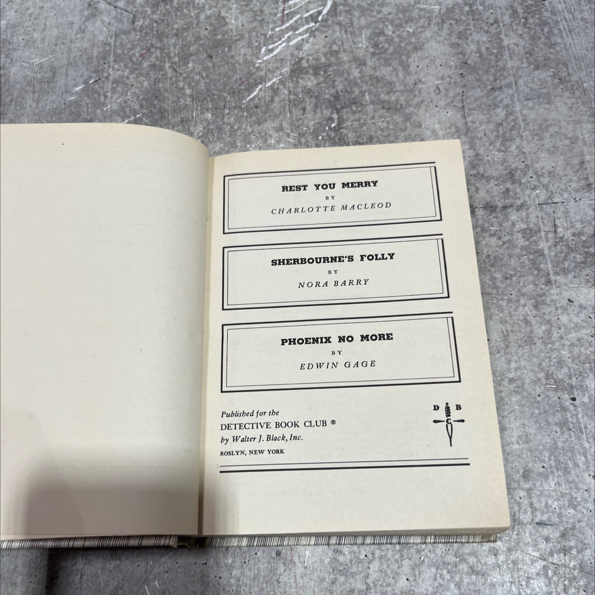 rest you merry book, by charlotte macleod, 1978 Hardcover image 2