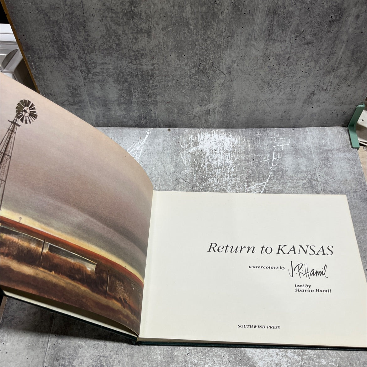 return to kansas book, by JR. Hamil, 1984 Hardcover image 2