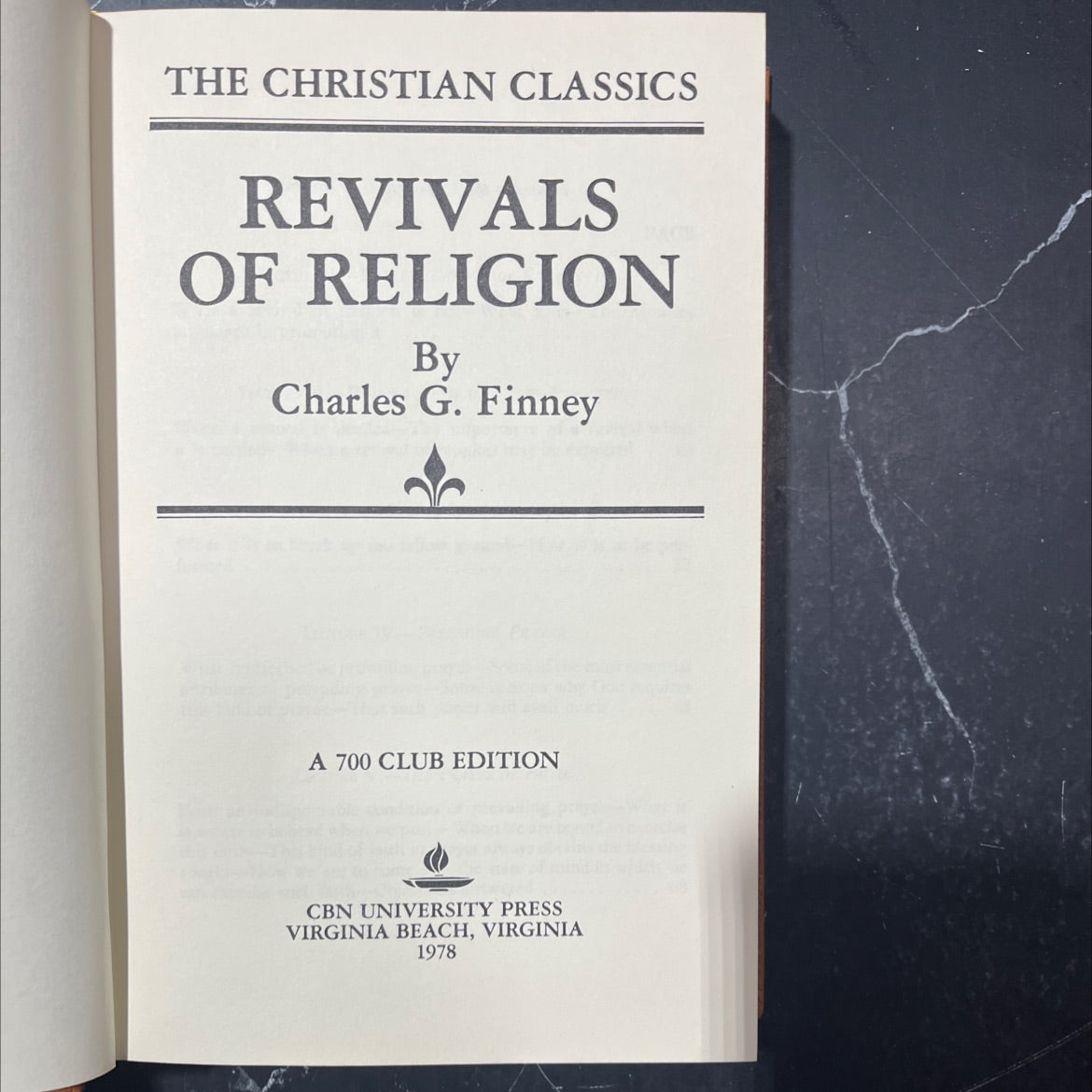 revivals of religion book, by charles g. finney, 1978 Leather image 2