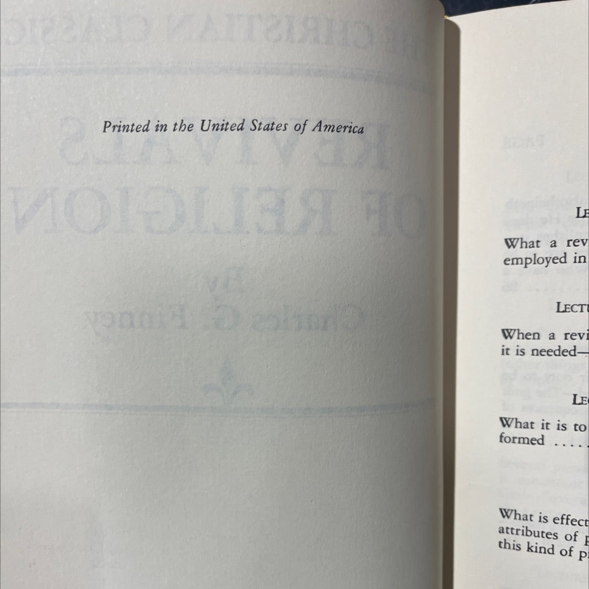 revivals of religion book, by charles g. finney, 1978 Leather image 3