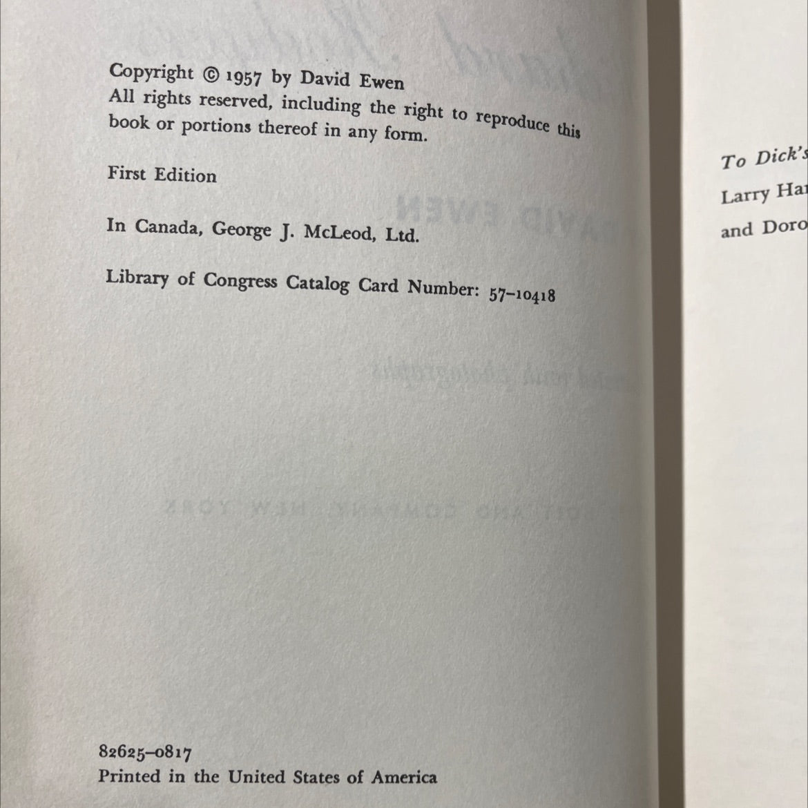 richard rodgers book, by david ewen, 1957 Hardcover image 3