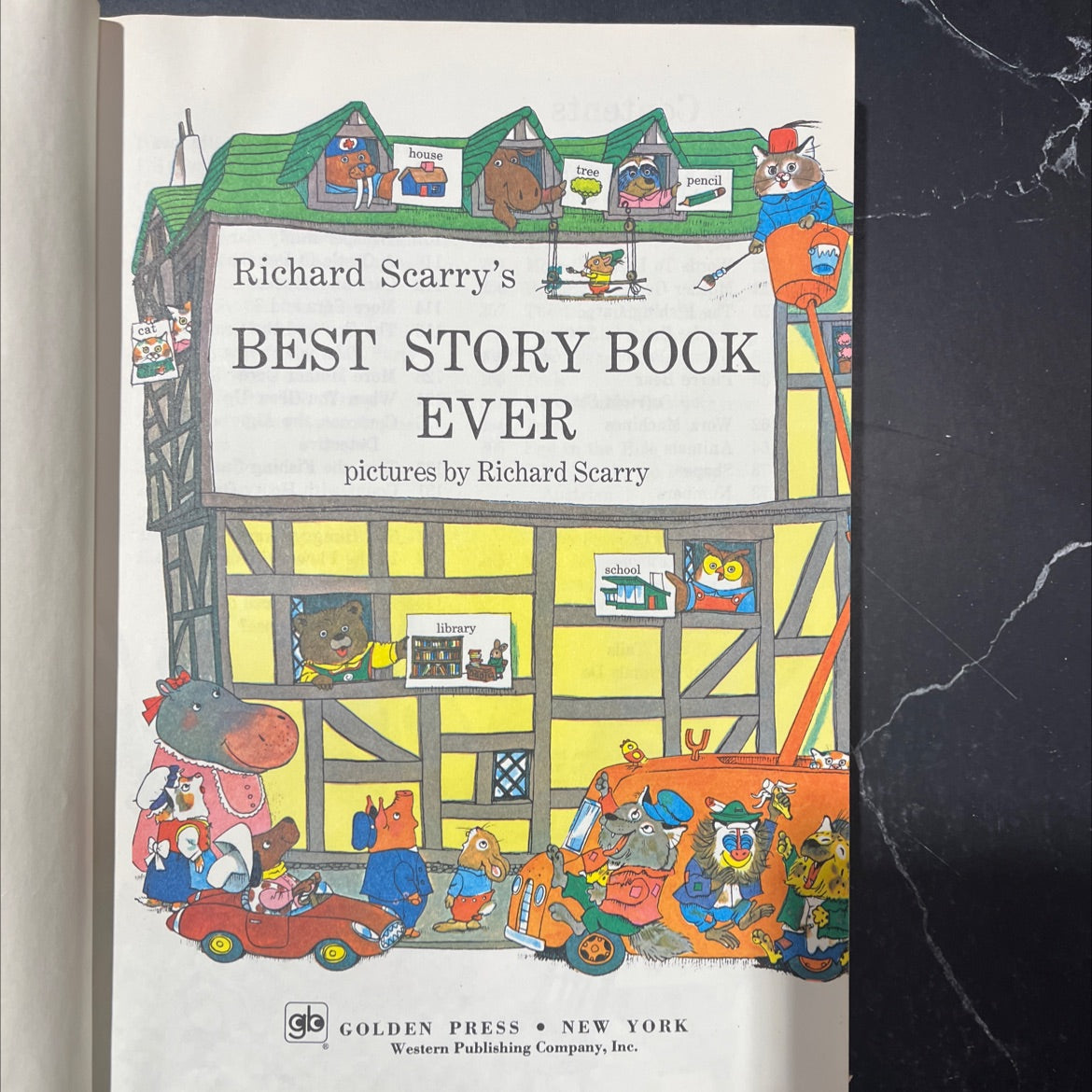 richard scarry's best story book ever book, by richard scarry, 1970 Hardcover image 2