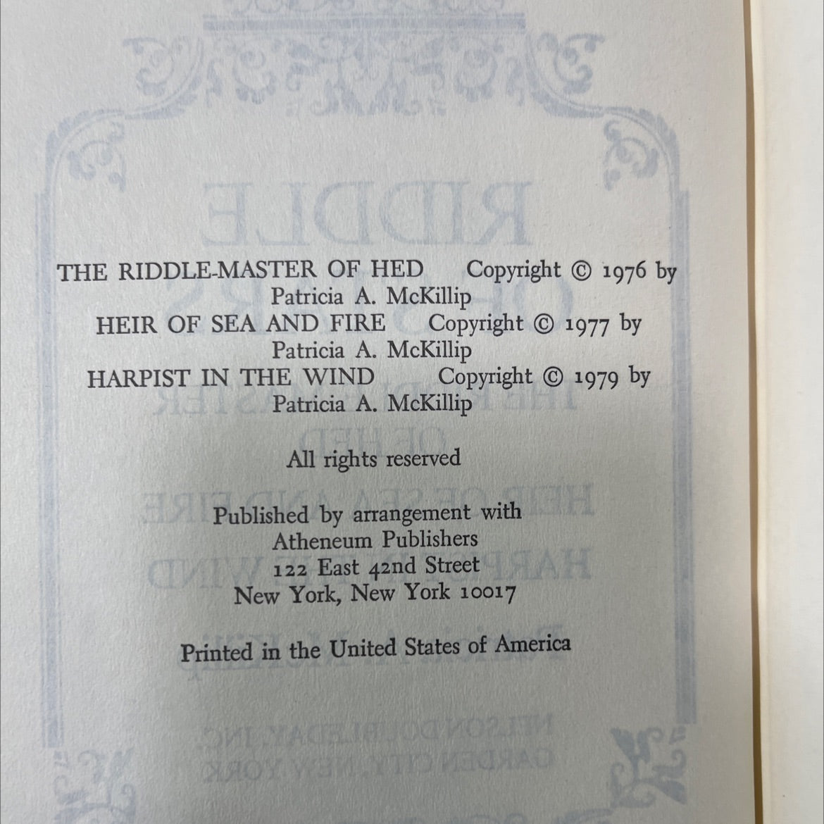 riddle of stars book, by Patricia A. McKillip, 1979 Hardcover image 3