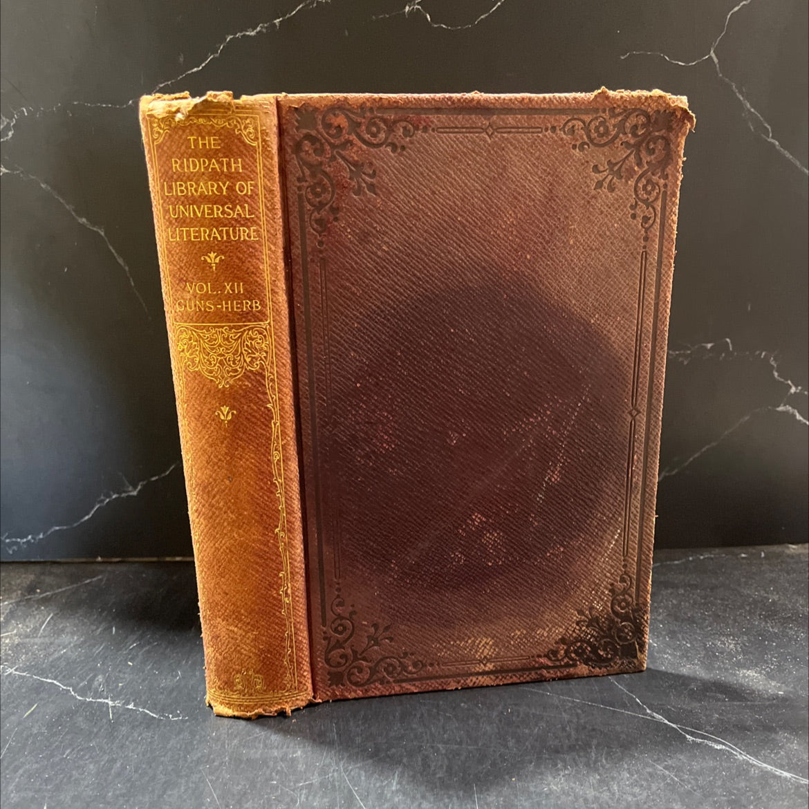 ridpath library of universal literature book, by john clark ridpath, 1906 Leather image 1