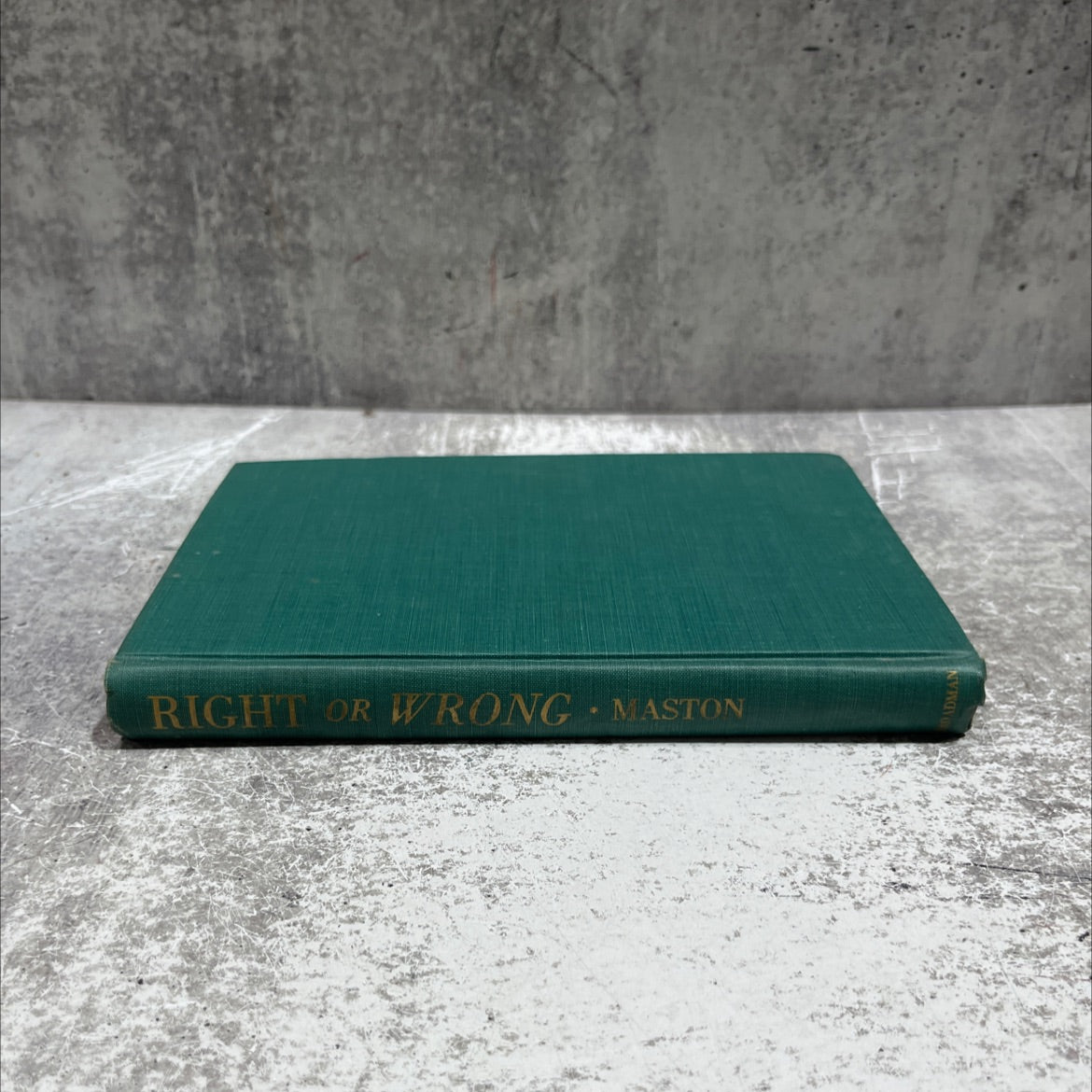right or wrong book, by T. B. Maston, 1955 Hardcover image 4