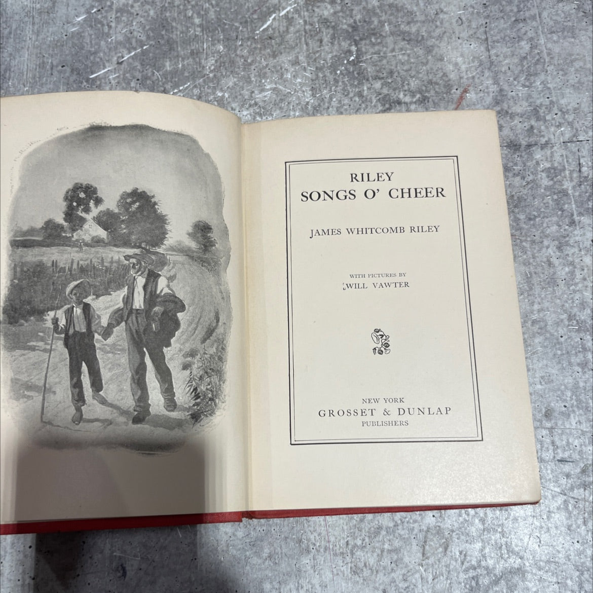 riley songs o' cheer book, by james whitcomb riley, 1905 Hardcover image 2