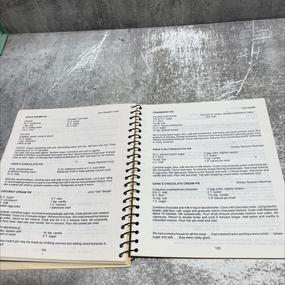 ritchhart family cookbook book, by ritchhart, 1970 Hardcover image 4