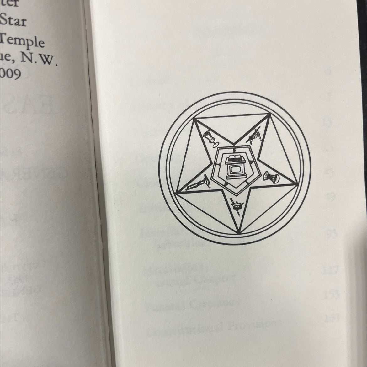 ritual of the order of the eastern star book, by unknown, 1986 Hardcover image 4