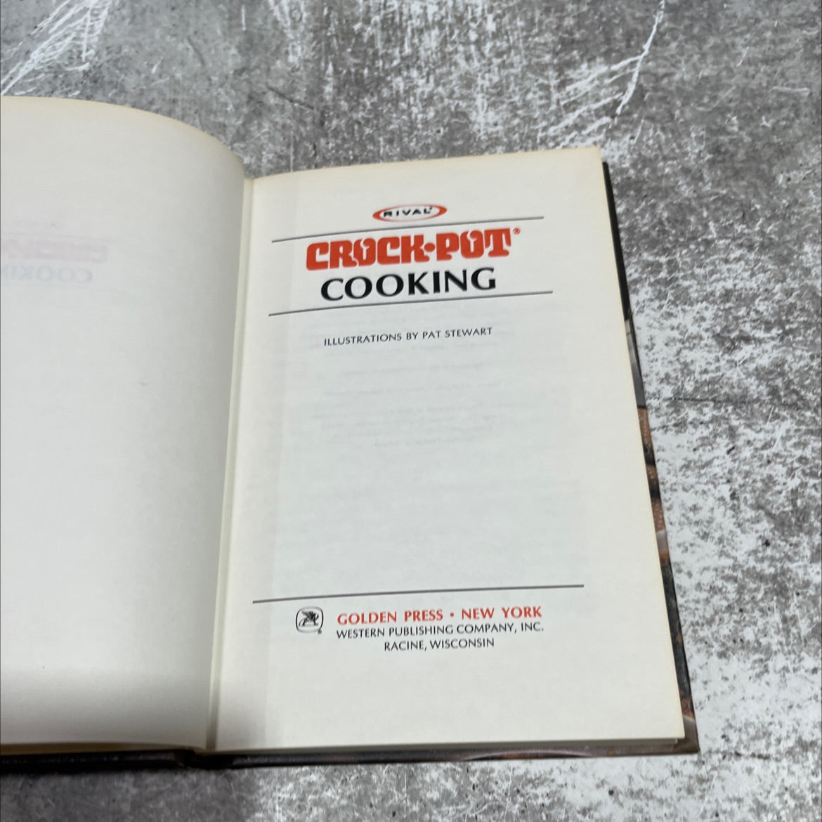 rival crock-pot cooking book, by unknown, 1975 Hardcover image 2
