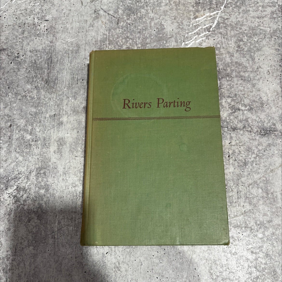 rivers parting book, by Shirley Barker, 1950 Hardcover image 1