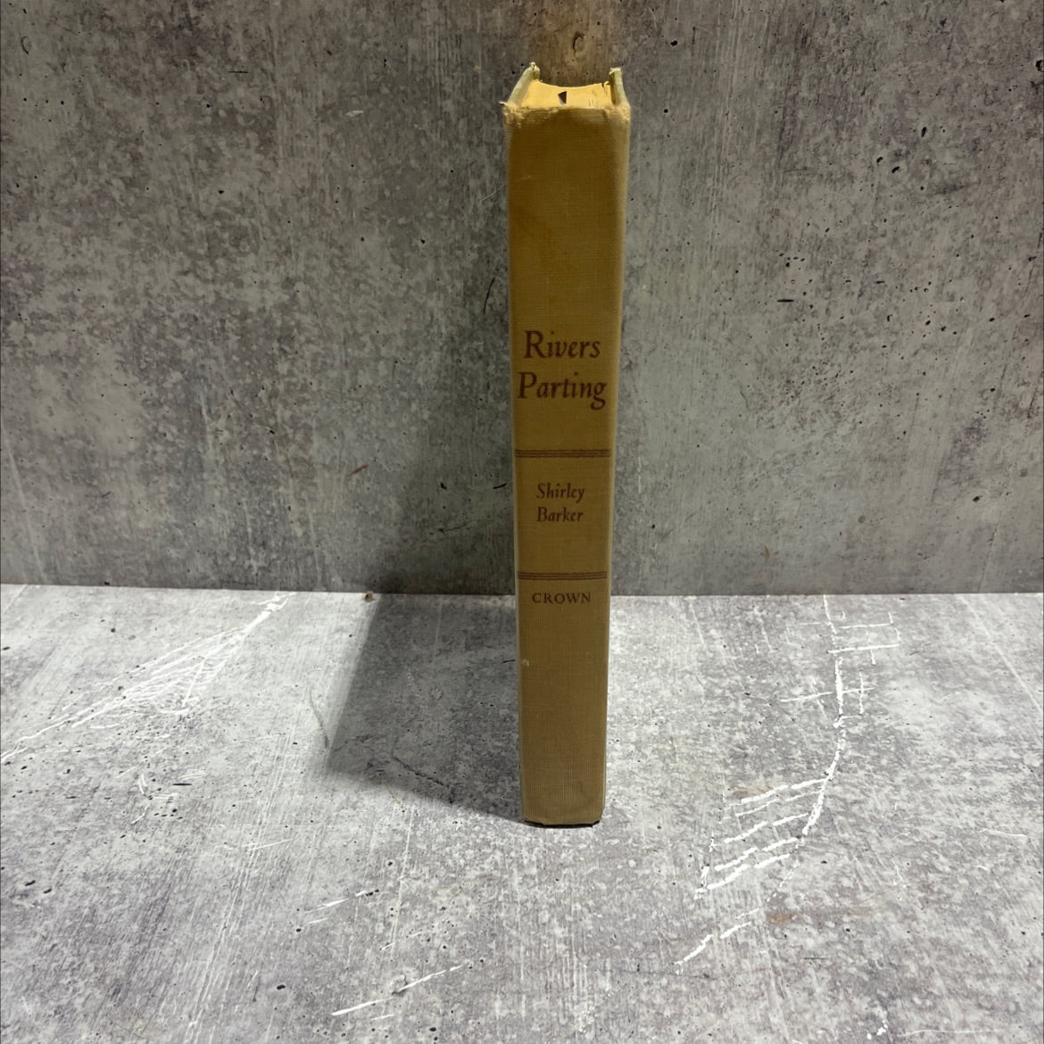 rivers parting book, by Shirley Barker, 1950 Hardcover image 4