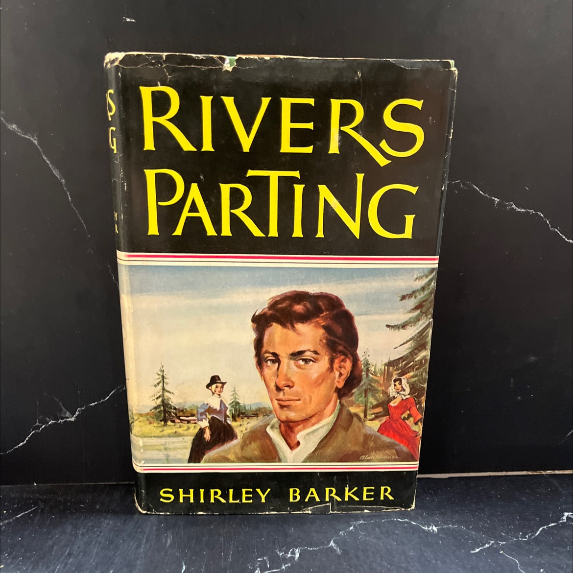 rivers parting book, by Shirley Barker, 1970 Hardcover image 1