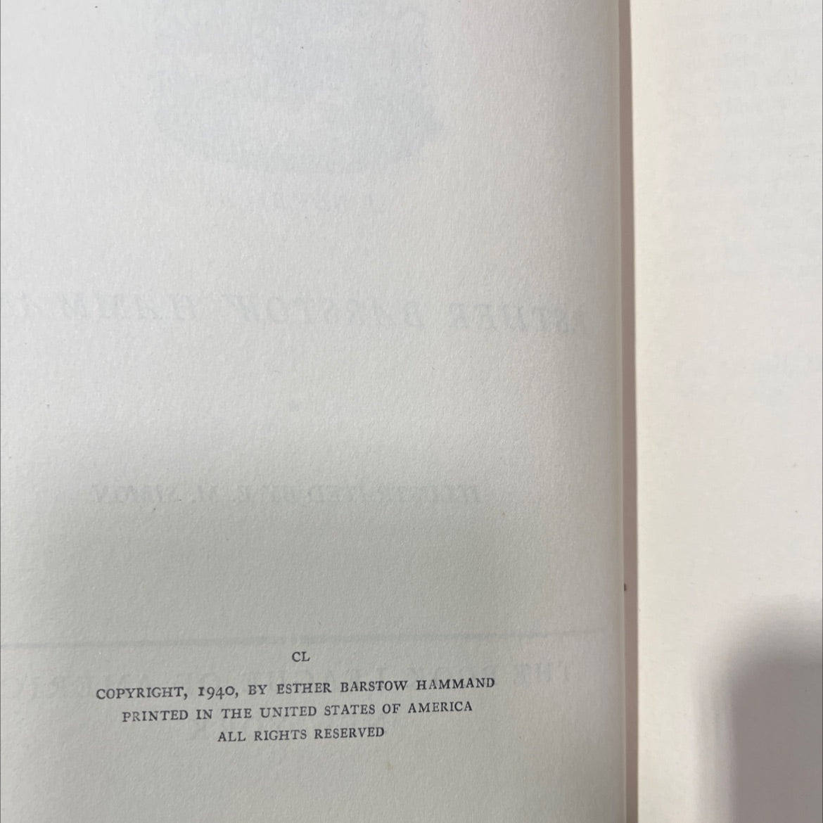 road to endors book, by esther barstow hammand, 1940 Hardcover image 3