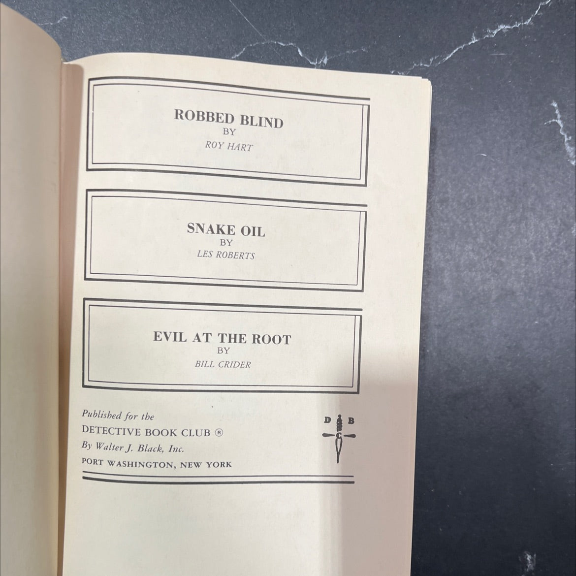robbed blind book, by roy hart, 1990 Hardcover image 2