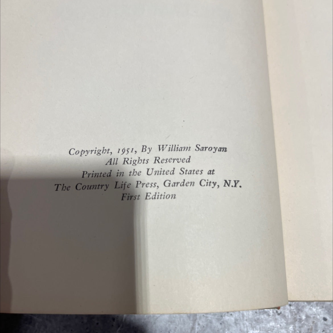 rock wagram book, by william saroyan, 1951 Hardcover image 3