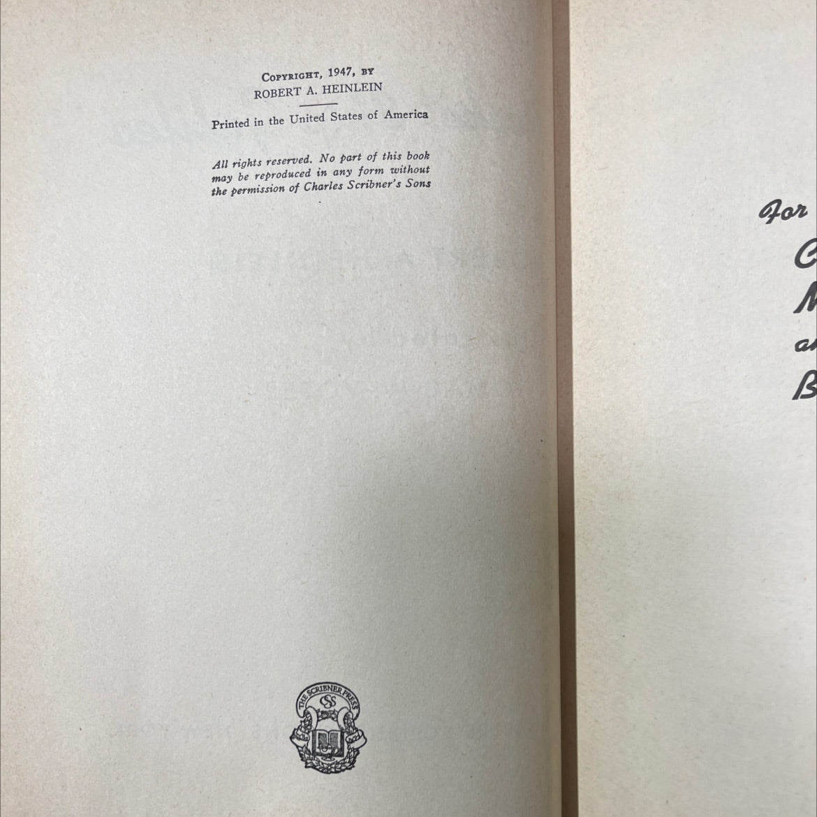 rocket ship galileo book, by robert a. heinlein, 1947 Hardcover image 3