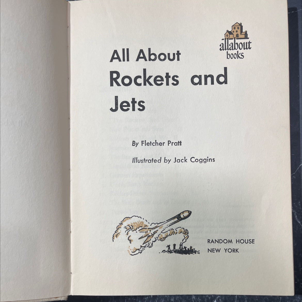 rockets and jets book, by fletcher pratt, 1955 Hardcover image 2