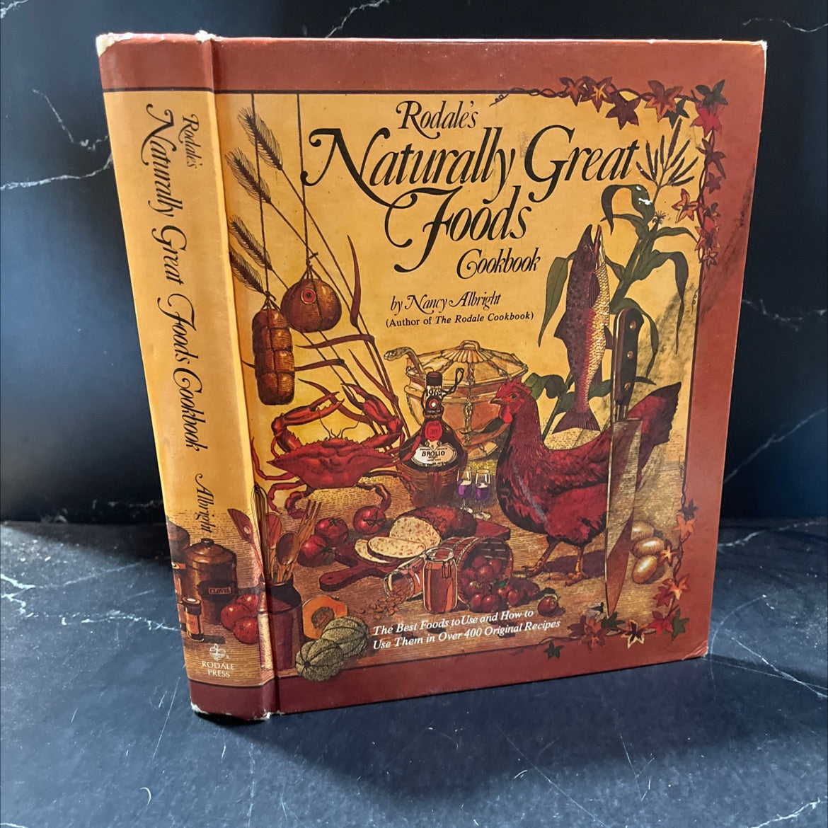 rodale's naturally great foods cookbook book, by Nancy Albright, 1977 Hardcover image 1