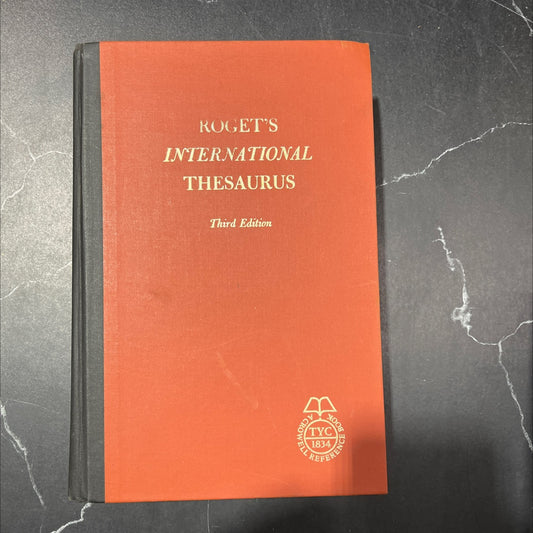 roget's international thesaurus book, by peter roo, 1962 Hardcover image 1