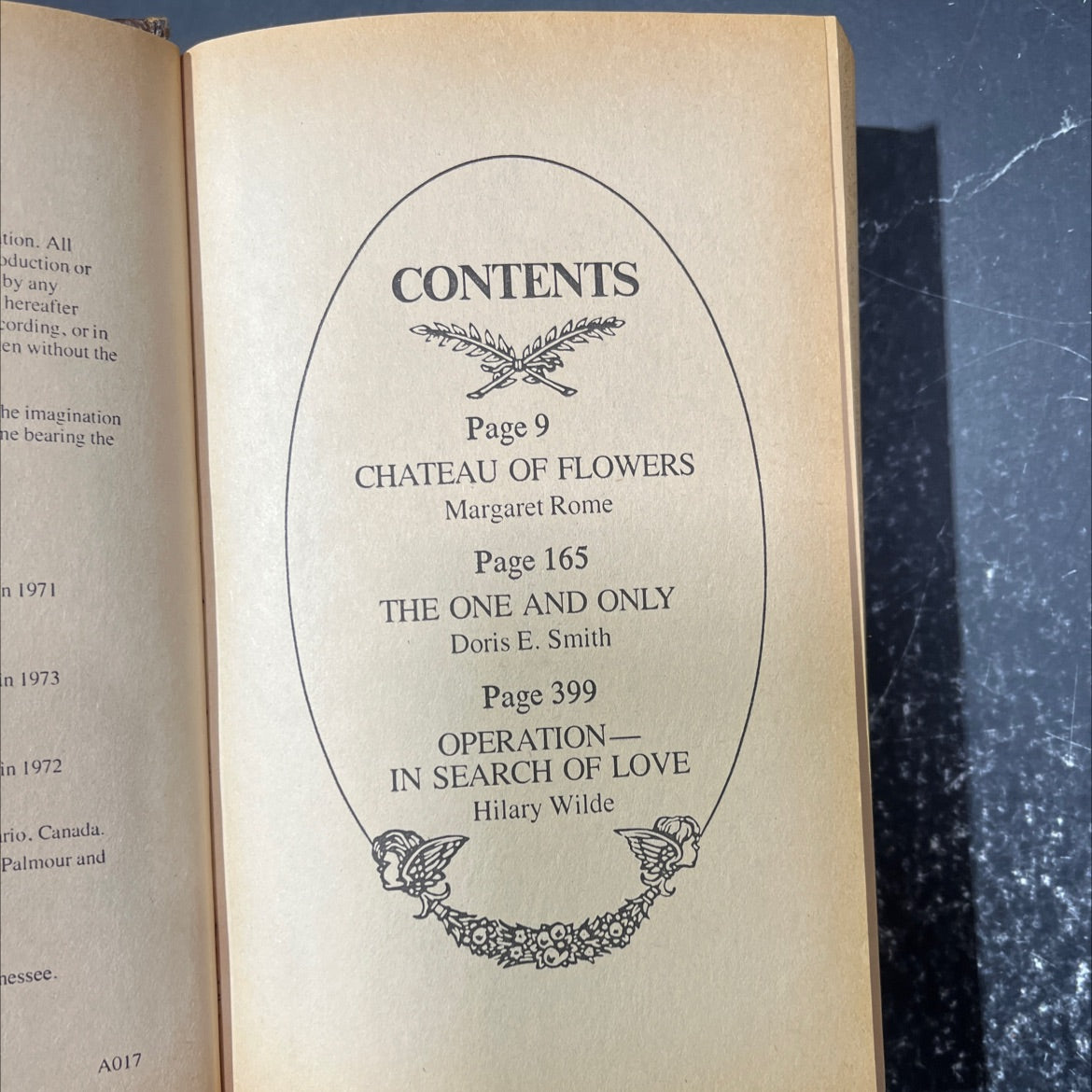 romance treasury book, by unknown, 1976 Hardcover image 2