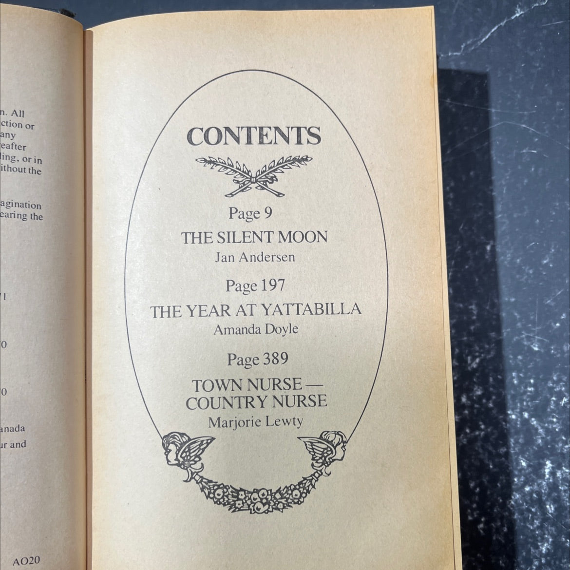romance treasury book, by Jan Andersen, Amanda Doyle, Marjorie Lewty, 1976 Hardcover image 2