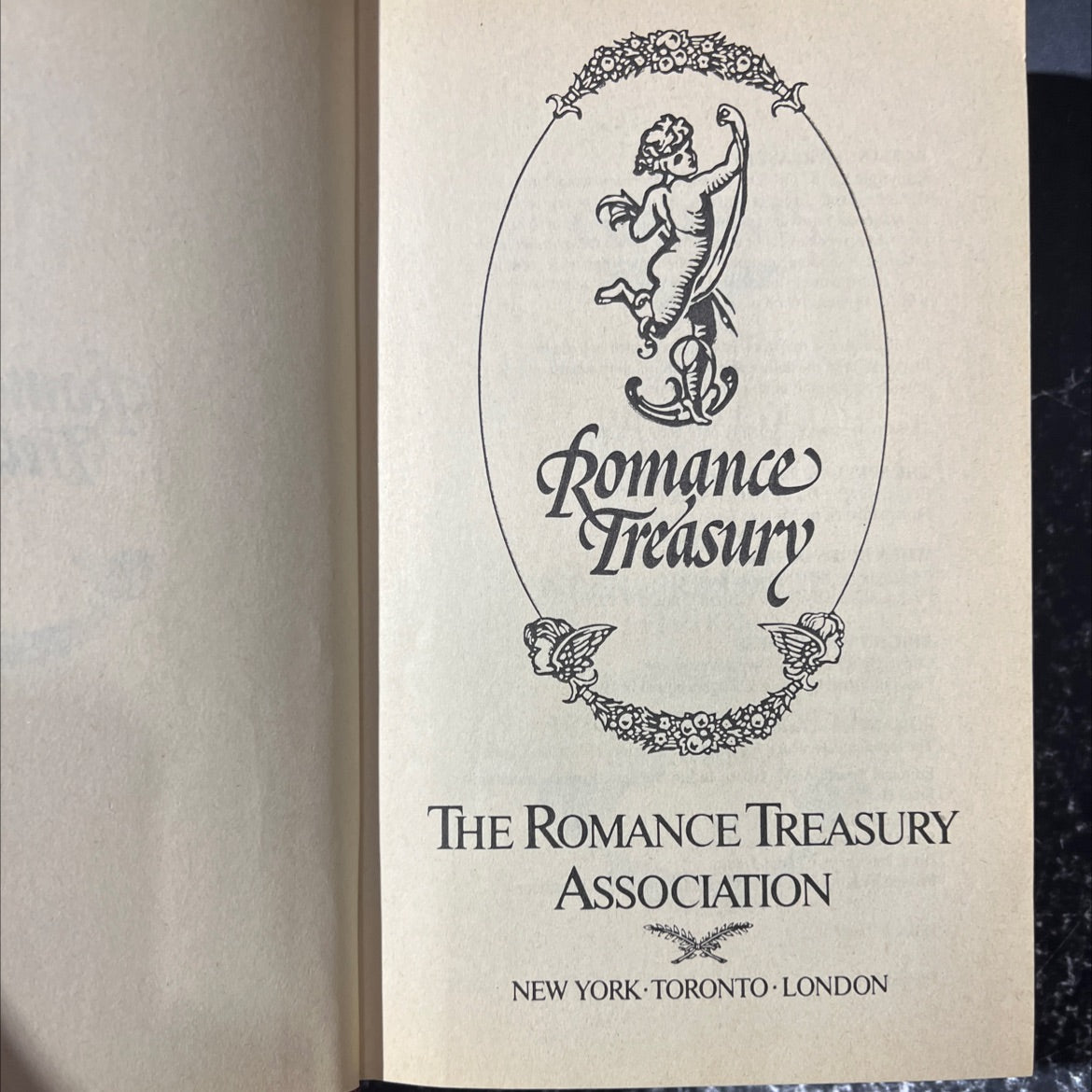 romance treasury book, by unknown, 1977 Hardcover image 2