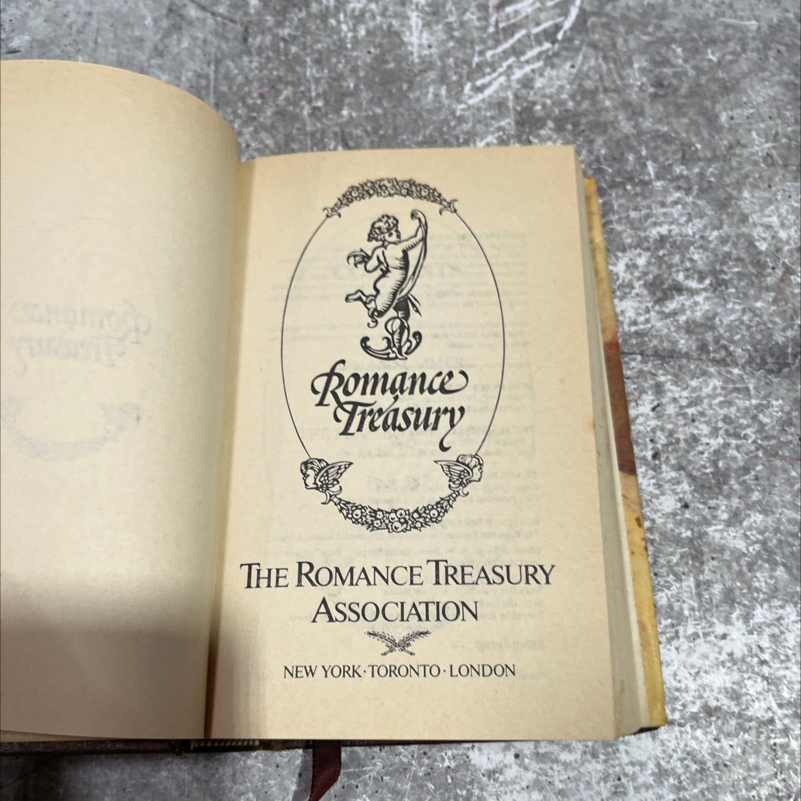 romance treasury book, by unknown, 1977 Hardcover image 2