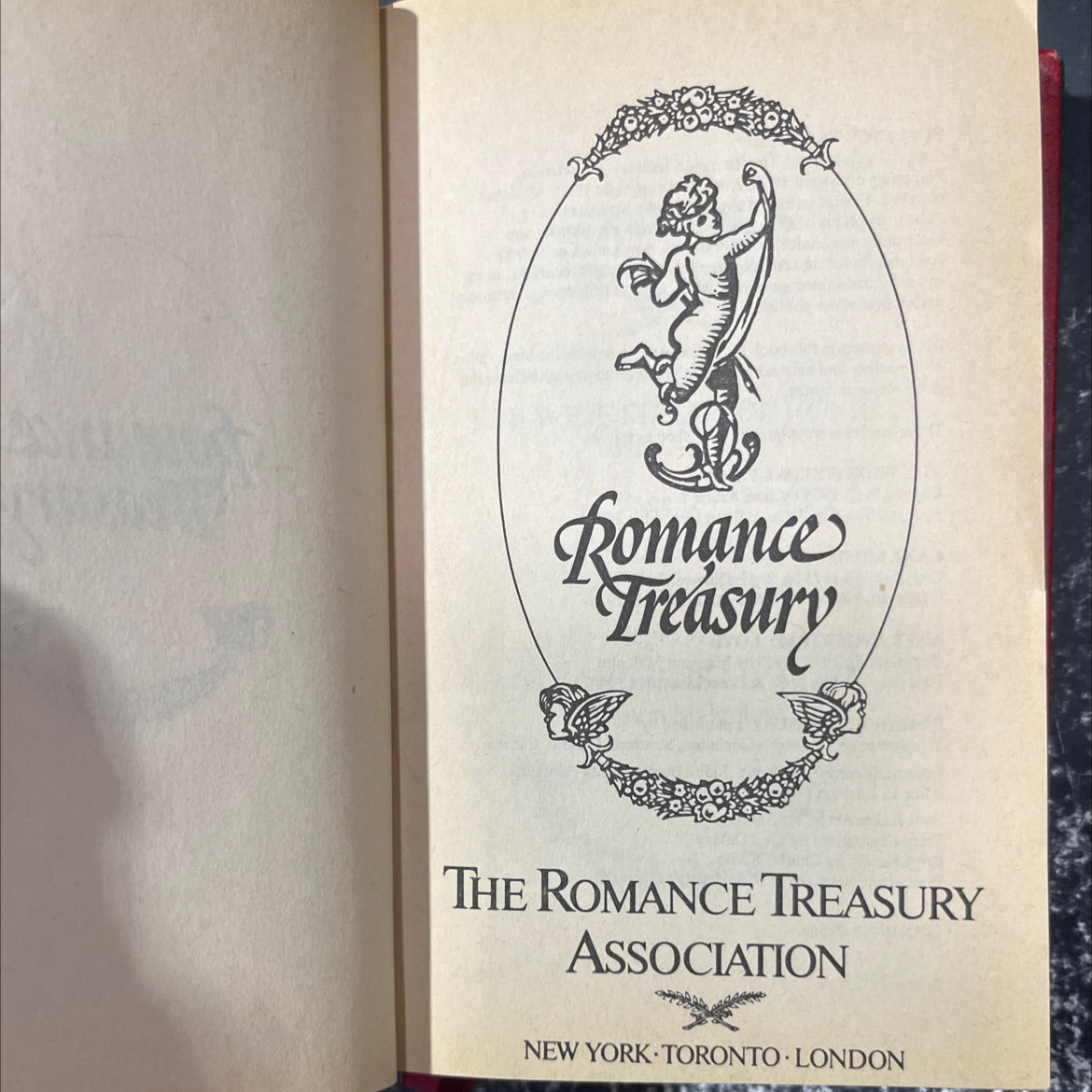 romance treasury book, by various, 1980 Hardcover image 2
