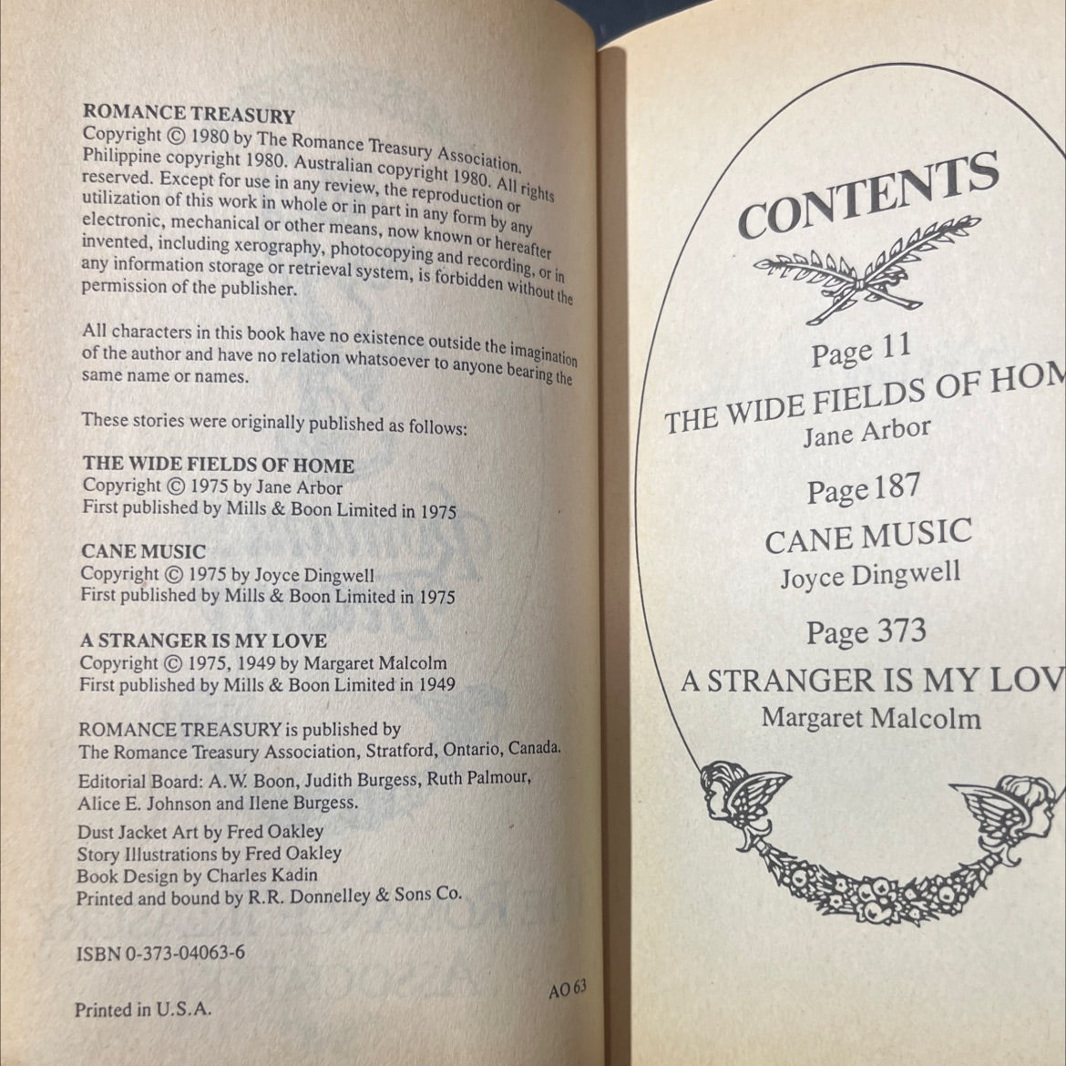 romance treasury book, by various, 1980 Hardcover image 3